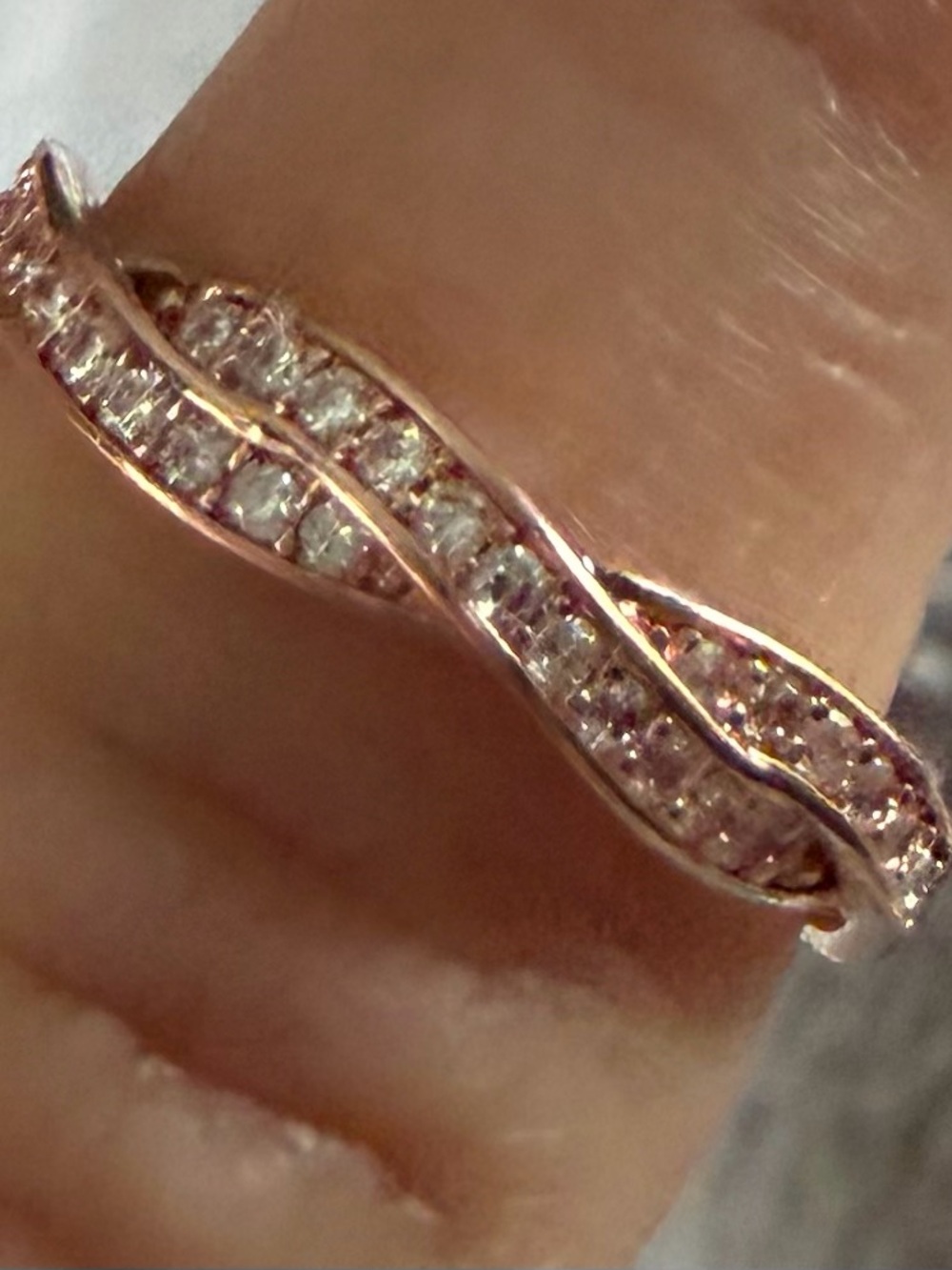 Pandora Rose Gold Twisted Band Ring  - Women Jewelry new no box